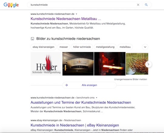 Content Management System CMS für beste Plätze in Suchergebnissen bei Google